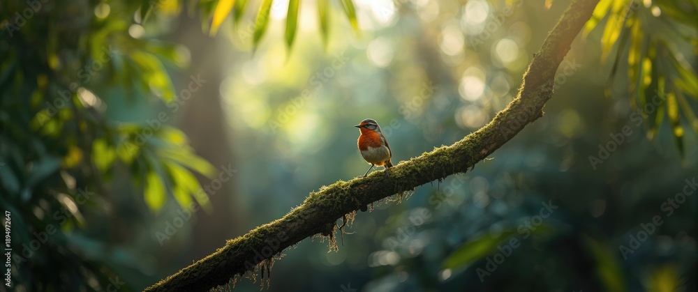 Fototapeta premium Anthus nattereri: Caminheiro Dourado, Ochre-breasted Pipit