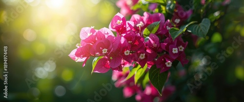 Garden adorned with bloomin...