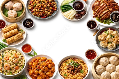 Array of Chinese cuisine it...
