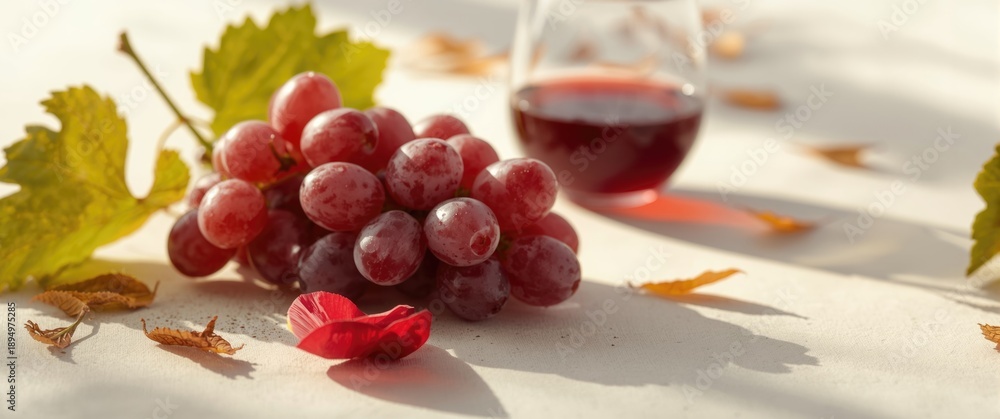 Naklejka premium Fresh Grapes for Snacking