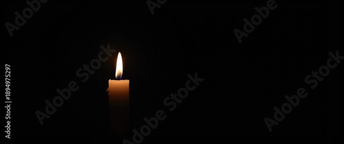 Black background with a fla...