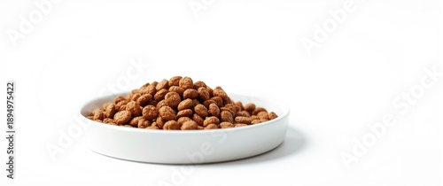 Dry cat or dog food served ...