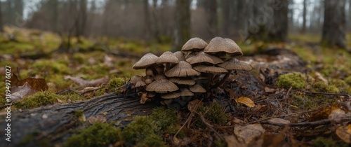 Wild mushroom found on wood...