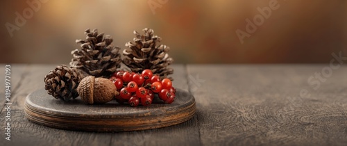 Wooden board displaying pin...
