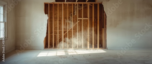 Water damage drywall remova...