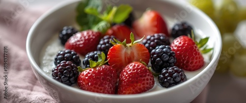Healthy Breakfast: Strawber...