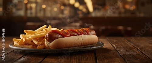 Chips and Hot dog snack