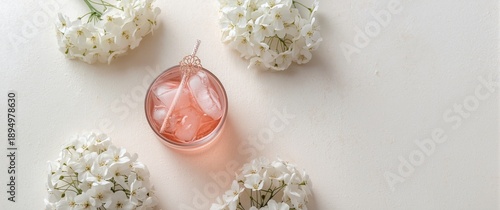 Elegant glasses with tasty ...