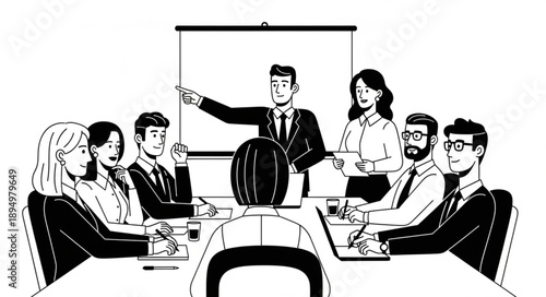 business people in a meeting