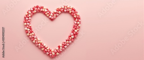 Candy heart sprinkle heart ...