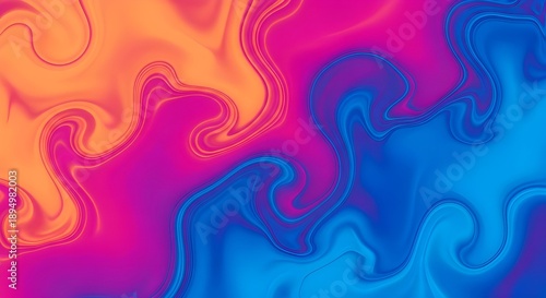 Tangerine Disco Neon Shock Magenta Velocity Blue Liquid Gradient Background, High-Energy Chaotic Swirl with Sharp Refractions, Vibrant Optimistic Ultra-HD Wide Gamut Digital Art


