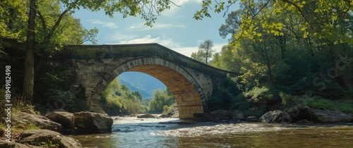 Bridge guiding to the river