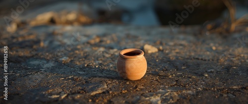 Small container on outdoor ...