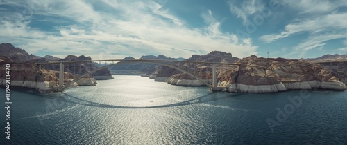 Lake Mead Bridge adjacent to Hoover Dam