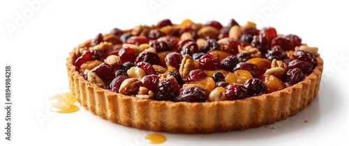 Sweet tart with dried berri...