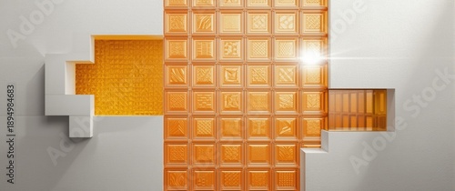 Combining white, orange, ye...