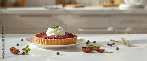 Summer dessert: delicious f...