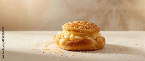 Cheese and sesame seed bake...