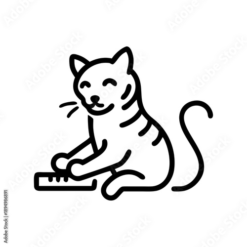 ChatGPT said:Vintage Hand-Drawn Bengal Cat DJ-ing Illustration – Feline Pet Engraved Style Vector for T-Shirts, Posters, Stickers, and Music Themes Apparel See Less