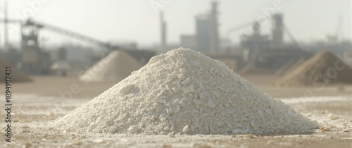 Kaolin Mineral Extracted from Deposits for Use in Food, Paper, and Paint Industries