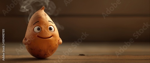 Creating the Sweet Potato Character: Baked Potato Design