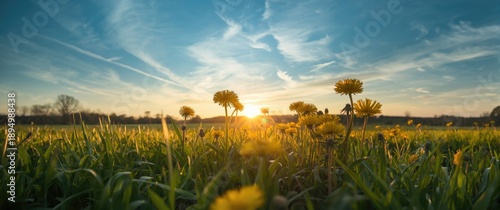 Flowers in yellow under the...