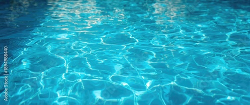 Reflective blue swimming po...