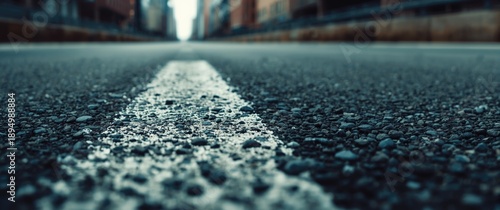 Observed asphalt pavement