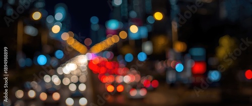 Nighttime abstract backgrou...