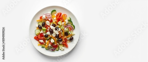 Fresh vegetable Greek salad...