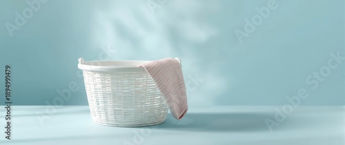 Clothes basket made of plas...