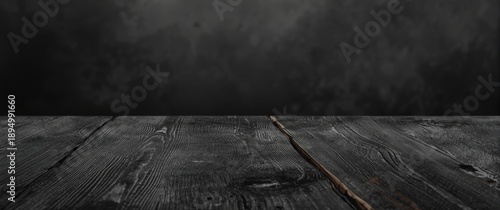 Dark wooden boards used for...