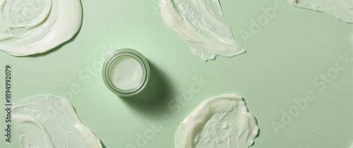 Top-down view of a cosmetic...