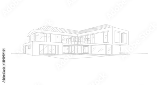 modern house blueprint