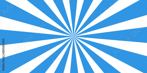 A vintage blue sunburst background featuring grunge texture and retro vector rays creates an old paper illustration style with a striped starburst pattern for an artistic wallpaper backdrop