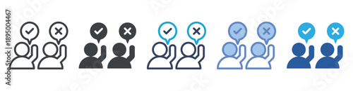 Vote set multiple style collection