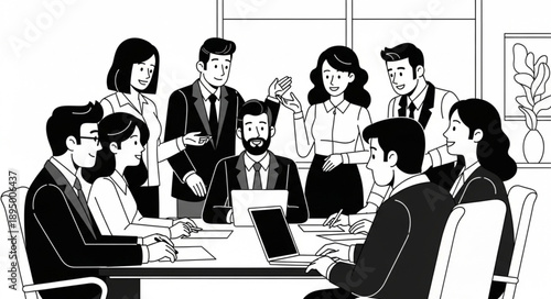 silhouettes of people