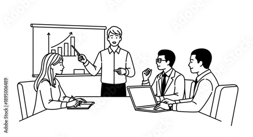 business man and woman