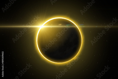 Bild auf Leinwand Solar eclipse