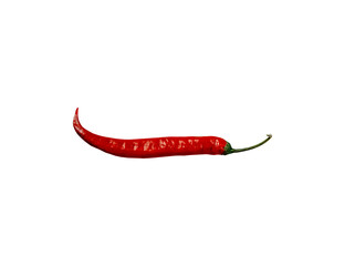 Papier peint photo Piments forts Piment rouge frais isolé épicé  © Omon