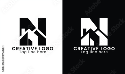 N LETTER REAL ESTATE LOGO