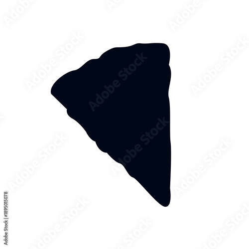 slice of pizza food snack delicious cheesy cheese salami crust fast food emoji symbol sign icon vector illustration isolated flat