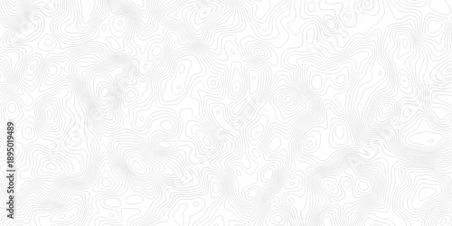 white topography map geography relief diagram texture design. Topography white background and black line world map texture design. Lines Topographic contour lines grid map seamless pattern.