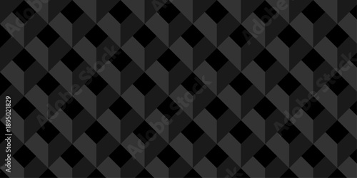 Abstract black cube grid polygon decoration block hexagon geometric texture background. block construction surface cubic wall square creative business texture backgroud