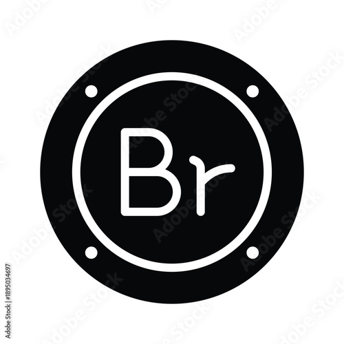 Easy to edit glyph icon of ethiopian birr is scalable