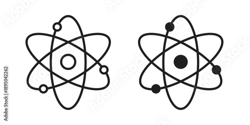 Fusion icon set. Black icon on white background