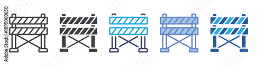 Barrier set multiple style collection