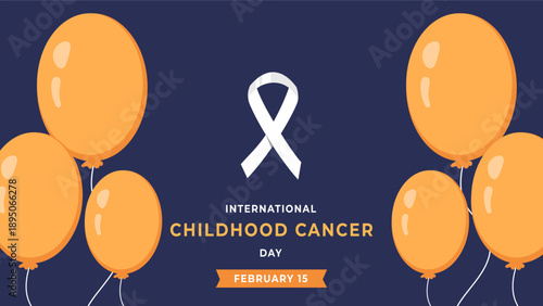 International childhood cancer day flyer 