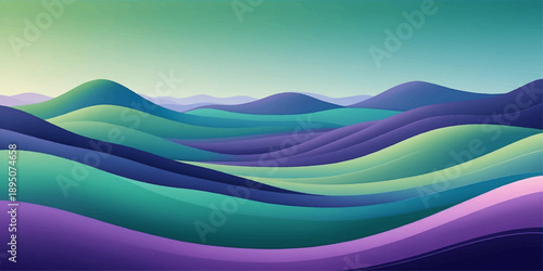 Abstract colorful rainbow wave background with artistic light blue vector lines and flowing motion pattern for a vibrant wallpaper template design style