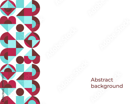 Vector graphics, abstract background in trend colors for presentation, banner, inscription